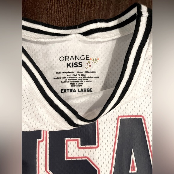 NWT USA 🇺🇸 Cropped Jersey Size XL - Picture 3 of 8